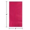Touch Of Color 4" x 8" Hot Magenta Pink Dinner Napkins 600 PK 67177B - alternate 2